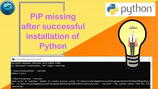 Solved pip3 fatal error in launcher unable to create process using python exe
