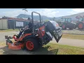 Kubota Hopper Style Grass Catcher Demonstration