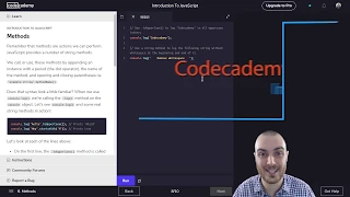 Codecademy - Methods