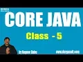 Learn Core Java Tutorial Online Training by Nagoor Babu sir On 24-05-2018