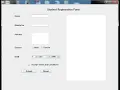 Java - Developing Windows Application Student Registration Form