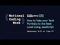 How To Build a Tech Portfolio Part 2 Enabling Interactivity With Javascript
