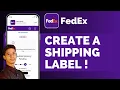 Fedex How To Create A Shipping Label