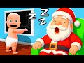 Baby ontsnapt aan de Kerstman in ROBLOX!