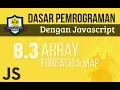 ARRAY pada JAVASCRIPT FOREACH MAP