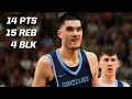 Zach Edey Dominates in Debut 14 PTS 15 REB 4 BLK vs Utah Jazz