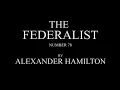 The Federalist by Alexander Hamilton Recording