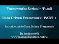 Selenium Frameworks Data-Driven PART - 1 Why do we need Data-driven Framework Introduction