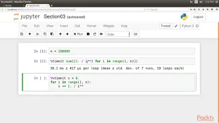 Interactive Computing with Jupyter Notebook Evaluating Time Taken Command in IPython packtpub com