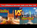 Date and Time difference between India and New York USA INDIA Time and USA time