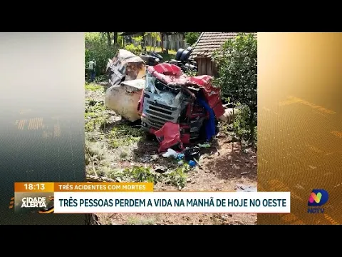 Tragédia nas estradas: três acidentes com mortes no Oeste Catarinense nesta terça-feira