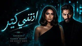 شيرين و تامر حسني   أذتني كتير                                                            دندنها