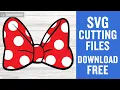 Minnie Mouse Bow Svg Free Cut File for Cricut