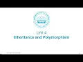 Fundamentals of OOP Using C Unit 04 Inheritance and Polymorphism Fl22