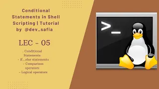 Conditional Statements in Shell Scripting Tutorial by dev - safia
