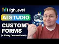 How to Build and use Custom Forms Surveys in HighLevel s AI Studio