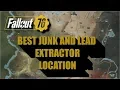 Best Junk and Lead Extractor Location In Fallout 76
