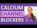 Calcium Channel Blockers Mechanism of Action Pharmacology Nursing Non Dihydropyridine