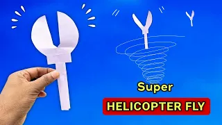 New Flying Helicopter Toy, Spinning Super Helicopter,  best flying paper toy