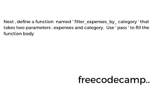Learn Lambda Functions by Building an Expense Tracker Python Beta Cert Step 19