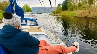 ‘Sailing’ Loch Ness on our blue water yacht : Ep 9