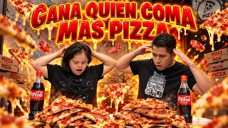 EL QUE COMA MÁS PIZZA GANA 10,000 😱