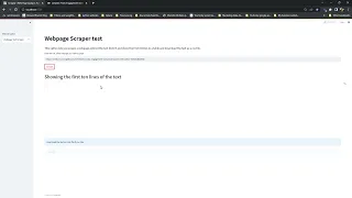 Streamlit Webapp Web Text Analysis