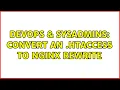 DevOps SysAdmins convert an htaccess to nginx rewrite