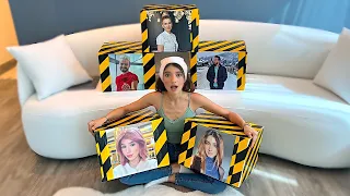 فاجأت عيلتي بصناديق عشوائية ردة فعلهم تصدم 