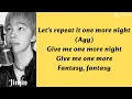 BTS (방탄소년단) - One More Night (Lyrics Rom/Eng)