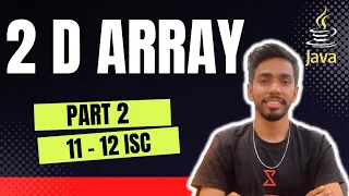 Double DIMENSIONAL Array in java class 12 java class 11 program in Java