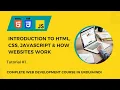 Introduction to HTML CSS JavaScript How websites work Web Development Tutorial
