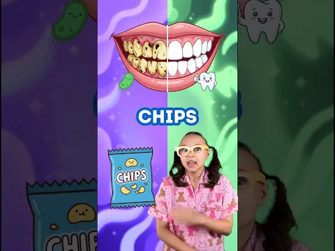 🦷🍎 Good or Bad for Your Teeth? Can You Pick the Right Foods? #shorts