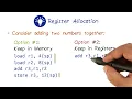 P3L1 Register Allocation
