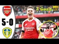 Download Lagu Arsenal vs Leeds 5-0 Highlights \u0026 All Goals 2025 🔥 Gyökeres 2 Gol