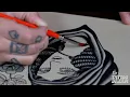 How to paint tattoo flash with Paul Dobleman