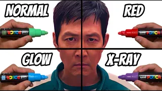 Drawing Player 456 From Squid Game In 4 Different Styles!