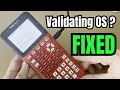 TI-84 Plus CE Stuck on Validating OS Easy Battery Fix