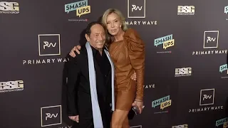 Paul Anka and Lisa Pemberton 2019 Primary Wave Grammy Party Red Carpet
