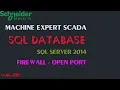 SQL Server USER RIGHT and OPEN PORT by firewall config to access database via remote PC