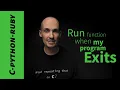 How to Automatically Run a Function When My Program Exits atexit
