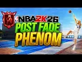 LEGEND POST FADE PHENOM 7 3 POST SCORER on NBA 2K26