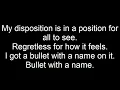 (LYRICS) Nonpoint - Bullet With a Name