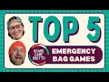 Packing an Emergency Bag of Board Games Board Game Grotto