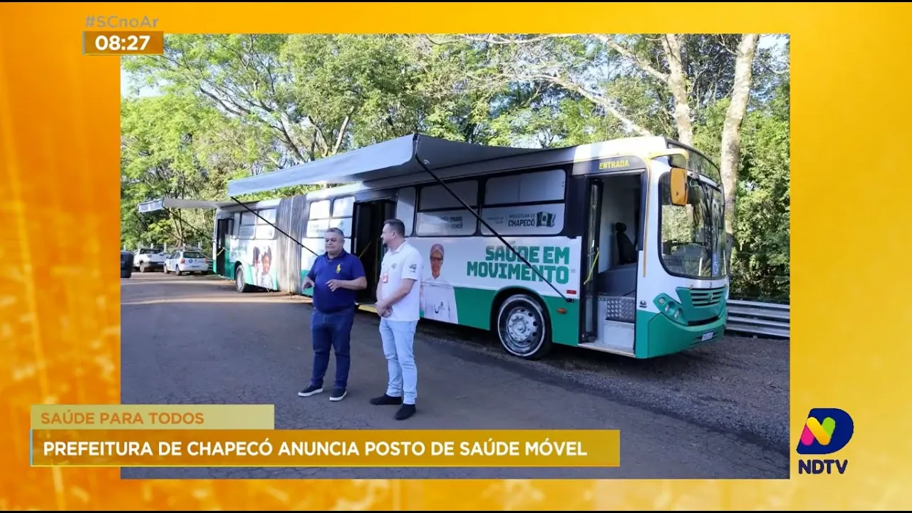 Saúde para todos: Prefeitura de Chapecó anuncia posto de saúde móvel