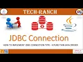How to implement JDBC Type - 4 Pure Java Thin Driver Connection JDBC API TechRanch