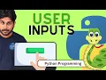 21 Getting User Inputs Python Programming Sinhala