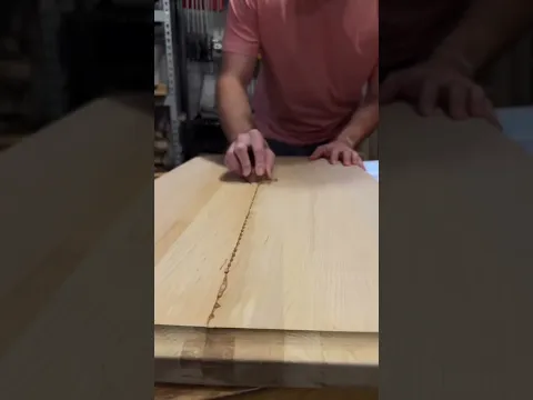 Clean off the dried glue from the board's surface. #shorts