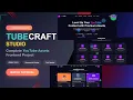TubeCraft Studio - Unique E-Commerce Frontend for YouTube Creators HTML CSS JS Project