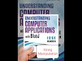 String Programs Part-2 UnSolved Excercise Programs Deleted from A P C Edition 2019 Re-Uploaded